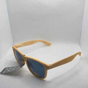 Retro Classic Wood Print Dark Lens Unisex Sunglasses